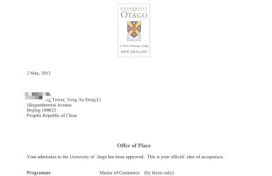 新西兰配偶、陪读签证成功案例