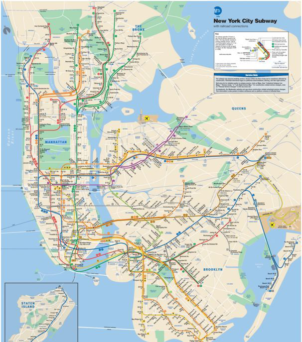 纽约市乘坐地铁指南