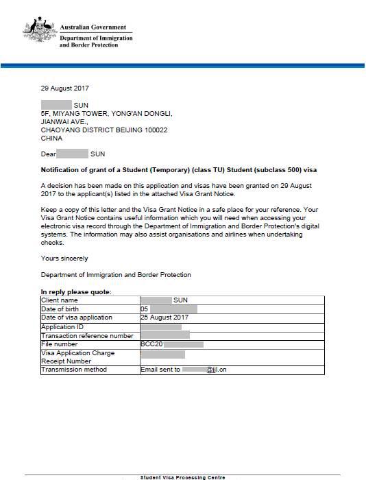 空挡五年成功入学澳大利亚名校