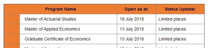 澳大利亚澳国立大学最新信息满位更新 澳大利亚澳国立大学最新信息满位更新