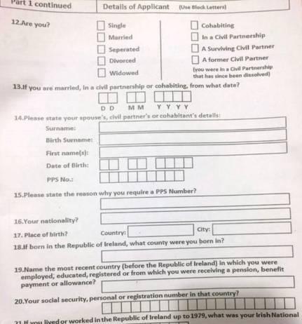 在爱尔兰如何办理PPSN? 在爱尔兰如何办理PPSN?