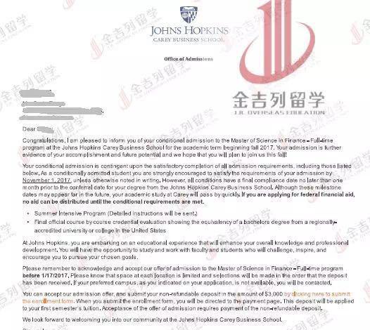 约翰霍普金斯金融案例分享 约翰霍普金斯金融案例分享