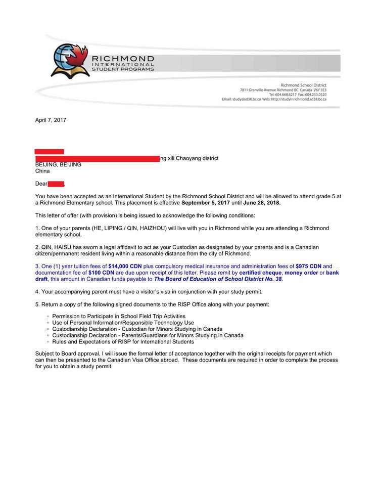 公立教育局之五，列治文公立教育局