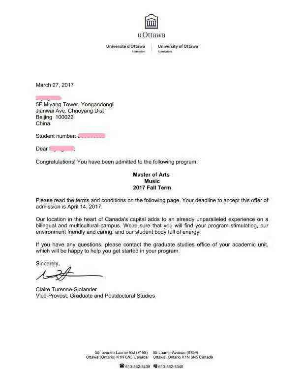 渥太华大学数学与统计专业硕士录取分析 渥太华大学数学与统计专业硕士录取分析