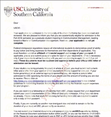 传媒行业的"巨轮"——南加州大学传媒管理专业录取案例